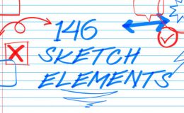Videohive 146 Sketch Elements