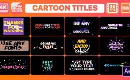 Cartoon Titles | After Effects - Videohive