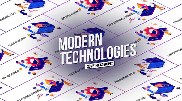 Videohive Tecnology Isometric Concept