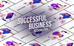 Videohive Successful Business Isometric Concept