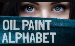 Videohive Oil Painting Alphabet