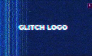 Noise Glitch Logo Mogrt Videohive – Premiere Pro