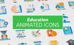 Education Modern Flat Animated Icons - Videohive