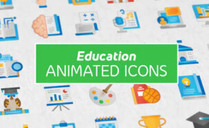 Education Modern Flat Animated Icons – Videohive