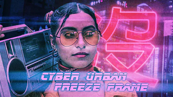 Cyber Urban Freeze Frame Opener Videohive – Premiere Pro