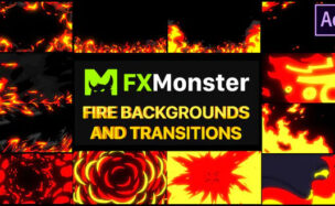 Fire Backgrounds And Transitions | After effects