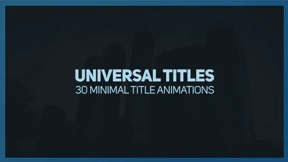 Videohive Universal Titles 2