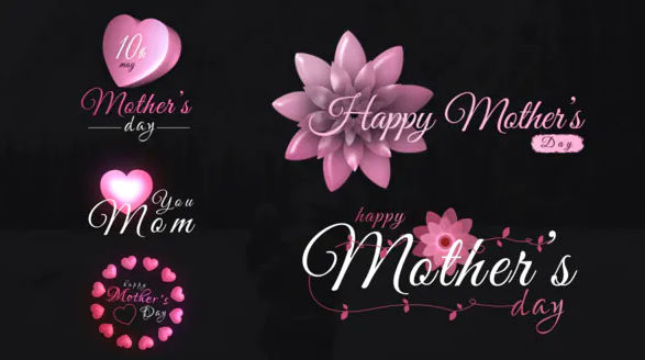 Videohive Mothers Day Sweet Titles