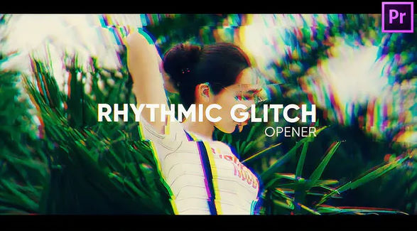 Videohive Rhythmic Glitch Opener for Premiere Pro