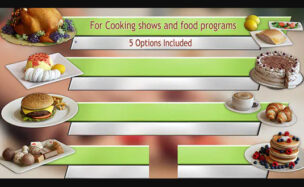 Cooking TV Lower Third Pack (5) – Motion Graphics