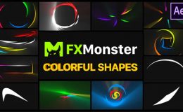Videohive Colorful Shapes After Effects