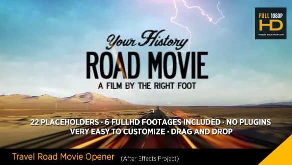 Travel Road Movie videohive