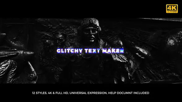 Glitchy Text Maker Videohive