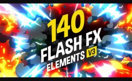 VIDEOHIVE 140 FLASH FX ELEMENTS V3
