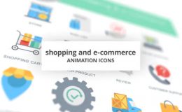 Videohive Shopping and E-Commerce Animation Icons