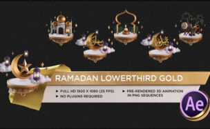 Ramadan Lower Third Gold – Videohive