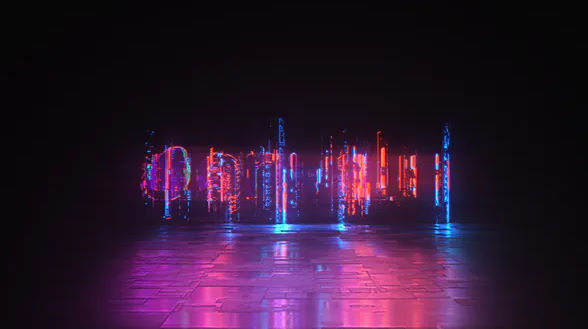 Cyber Glitch – Neon Logo Reveal – Videohive