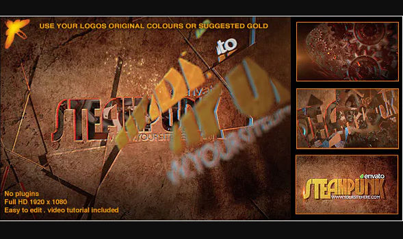 Steampunk Logo – Videohive