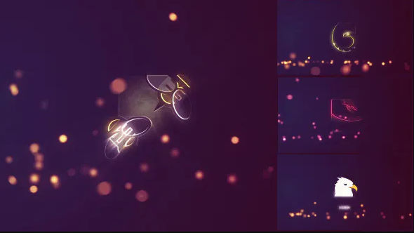 Bouncing Particles Logo Pack – Videohive