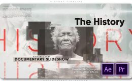 Videohive History Timeline Documentary Slideshow - Premiere Pro