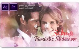 Videohive Sakura Wedding Cinematic Slideshow - Premiere Pro