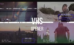 VHS Opener // Modern Glitch Slideshow - Videohive