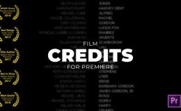 Film Credits Videohive - Premiere Pro