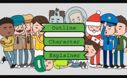 Outline Character Explainer Toolkit - Videohive