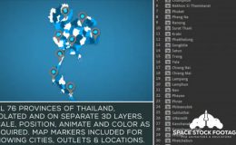Videohive Thailand Map Kit