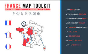 France Map Toolkit – Videohive