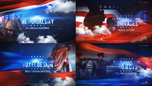 Memorial Day Title – Videohive
