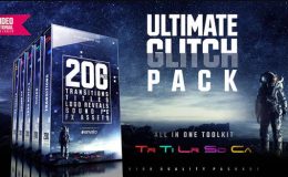 Ultimate Glitch Pack: Transitions, Titles, Logo Reveals, Sound FX - Premiere Pro