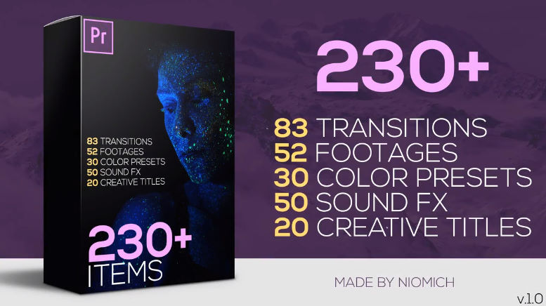 230+ Premiere Pro Elements Big Pack
