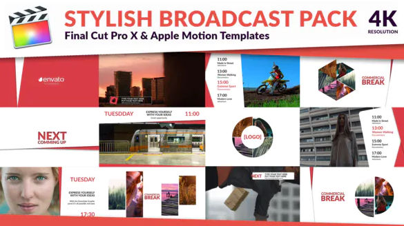 Clean TV Stylish Broadcast Pack – Apple Motion