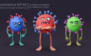 Coronavirus Character Animation DIY Kit – Videohive