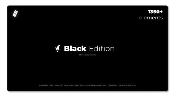 Black Edition Graphics Pack – Videohive