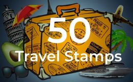 50 Travel Stamps - Videohive