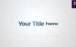 Videohive Welcome Title - Premiere Pro