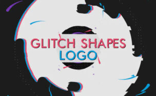 Glitch Shapes Logo – Videohive