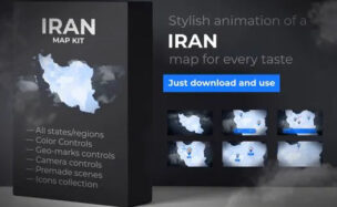 Iran Map Islamic Republic of Iran Persia Map Kit – Videohive