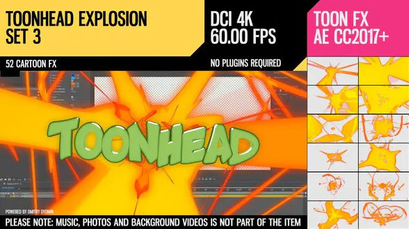 Toonhead (Explosion FX Set 3) – Videohive
