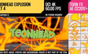 Toonhead (Explosion FX Set 4) – Videohive