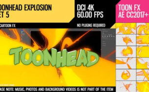 Toonhead (Explosion FX Set 5) – Videohive