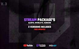 Stream Packages Alerts, Overlays, Screens V3 - Videohive