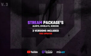 Stream Packages Alerts, Overlays, Screens V3 – Videohive