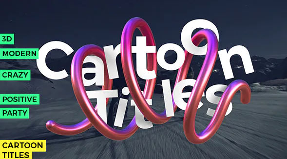 Winding Line Cartoon Titles – Videohive