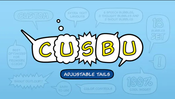 Adjustable Speech Bubbles – Premiere Pro Template