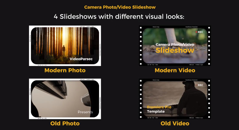 Camera Photo – Video Slideshow – Premiere Pro Template
