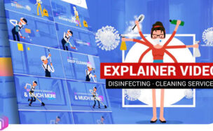 Explainer Video Disinfection, Cleaning services – Videohive