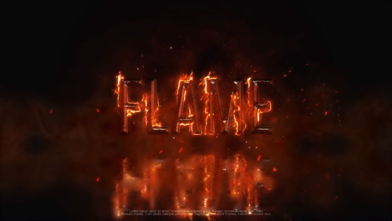 Fire Metal Logo – After Effects Template